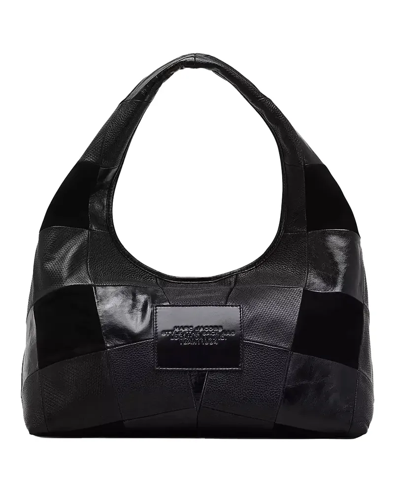 Marc Jacobs Patchwork Leather Shoulder Bag — Black Black