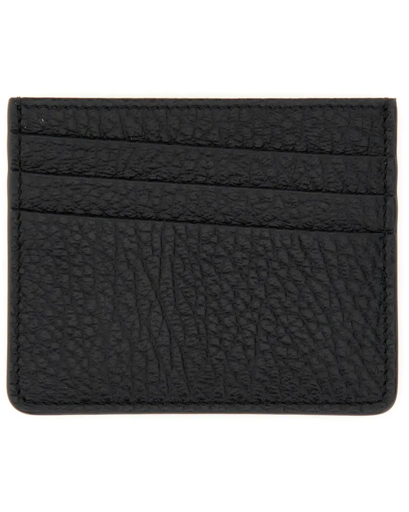 Maison Margiela Four Stitches Card Case — Black Black