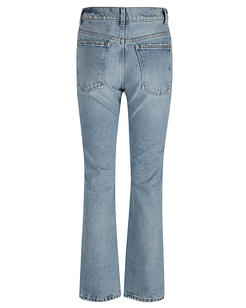 ARMARIUM Low-Rise Straight-Leg Jeans — Indigo Indigo