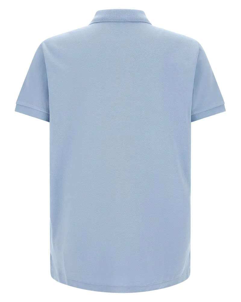 Ralph Lauren Cotton Piqué Pony Polo — Light Blue Light