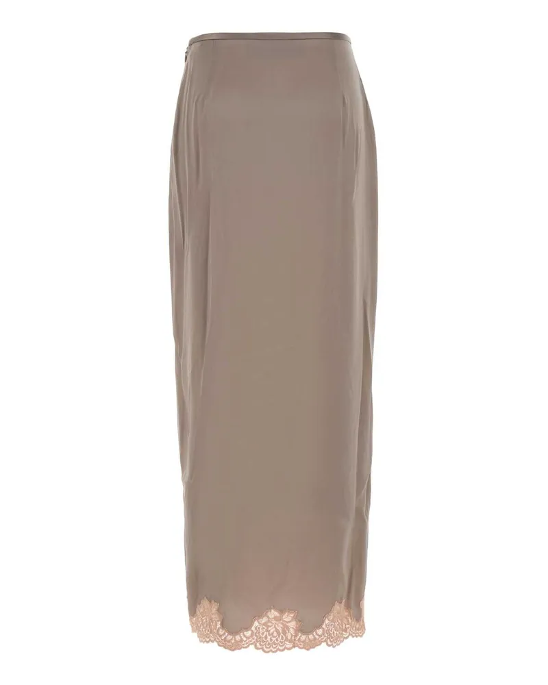 Valentino Garavani Lace Skirt — Gray Gray