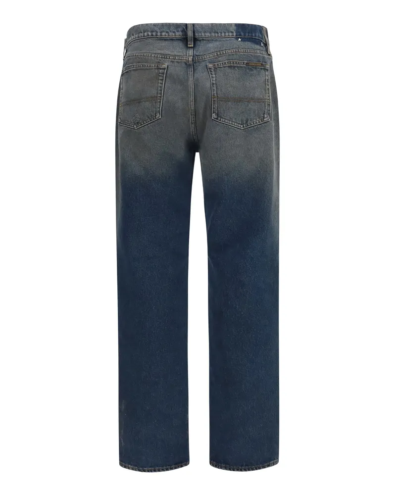 Golden Goose Men's Patrick Jeans Blue Cotton 