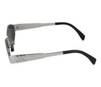 Unisex Cl40254u Metal Frame Sunglasses Silver Standard