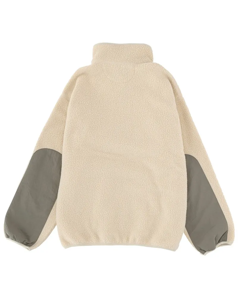 Kitsuné 100% Polyester Fleece Fleece Jacket — Powder Powder