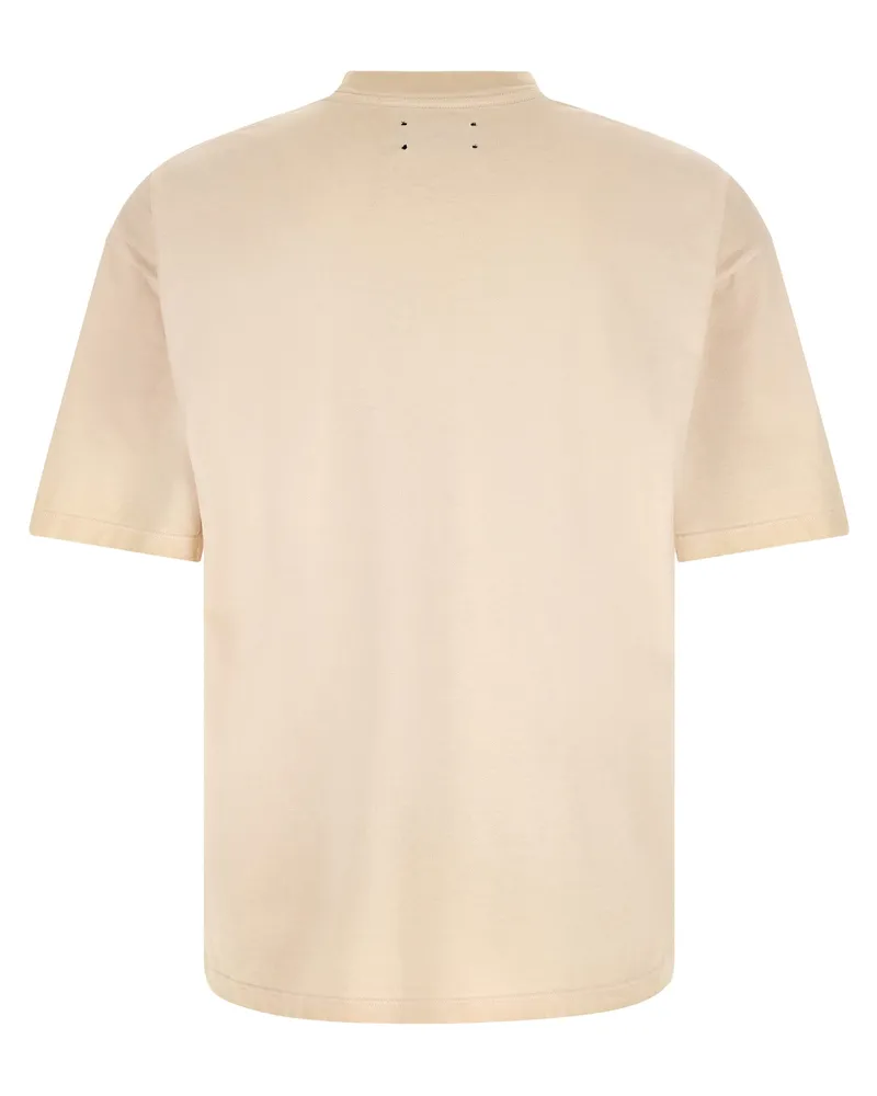 Amiri Graphic-Print Logo T-Shirt — Beige Beige