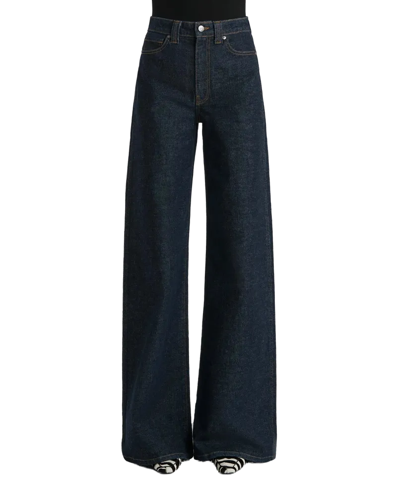 KHAITE Women's Jean Dane En Denim Blue Blue