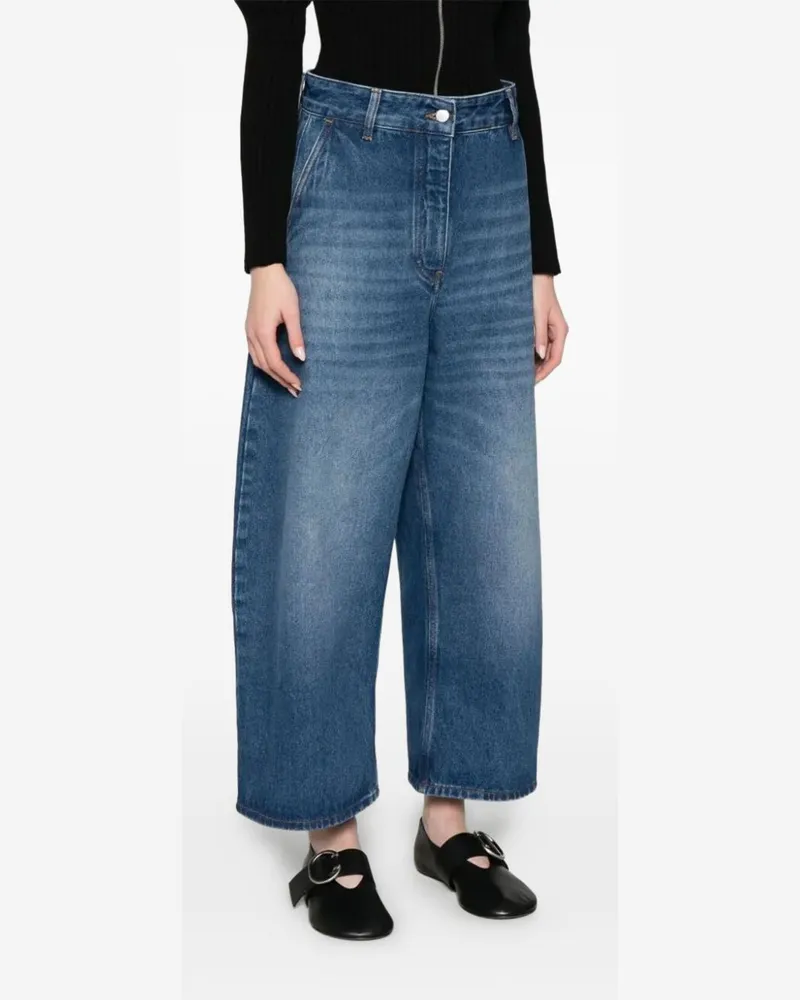 Studio Nicholson Women's Jeans Chalco Blue Regenerative Cotton Blue