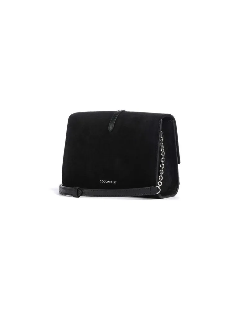 Coccinelle Leather Crossbody Bag — Black Black