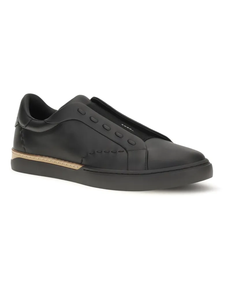 Fendi Men's City Sneakers Nero+nero+choc.taup Black
