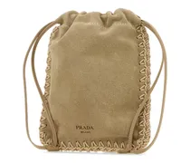 Women's Cellulare Mini Bag Beige Calf