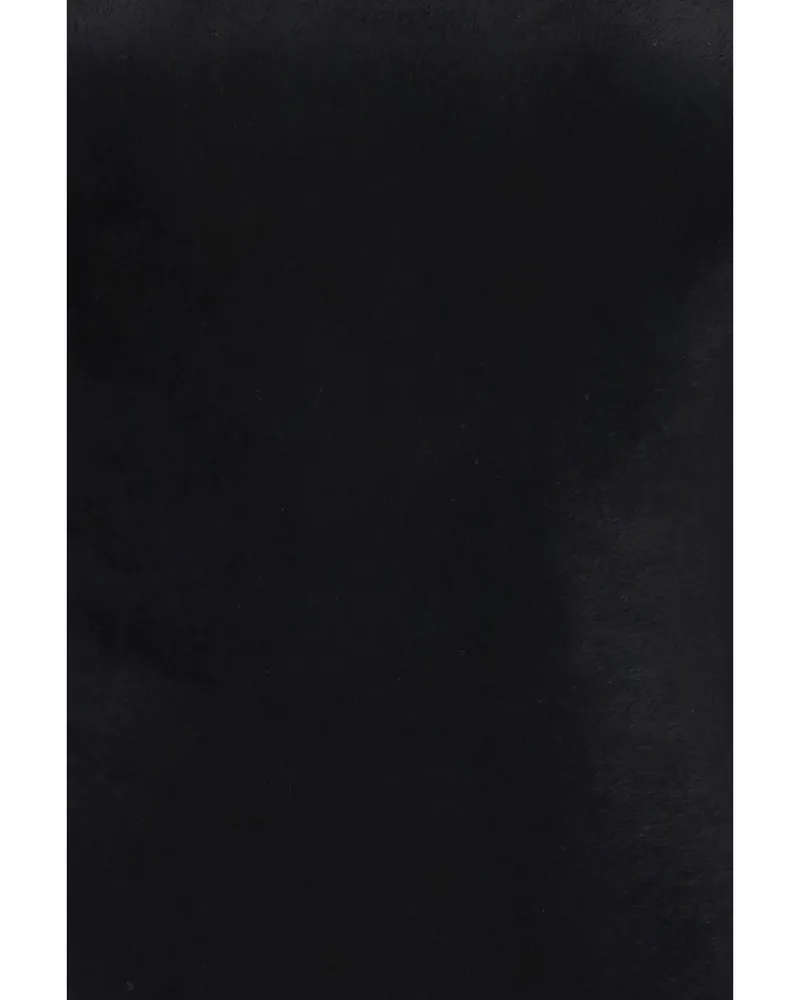 Alaïa Velvet Off-Shoulder Bodysuit — Black Black