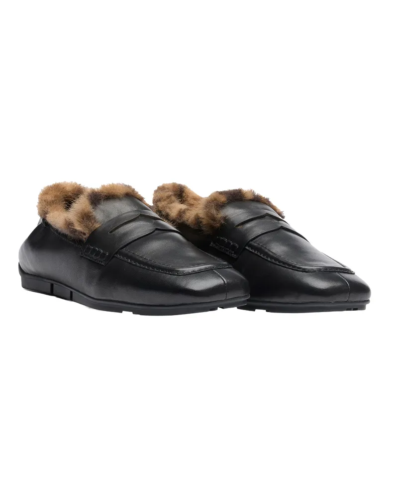 ash Barkley Loafers — Black Black