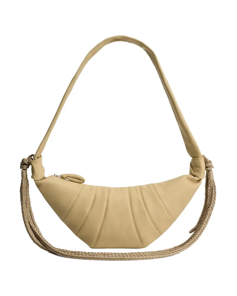 Christophe Lemaire Women's Croissant Bag Beige Main Lining: Cotton Shoulder Beige