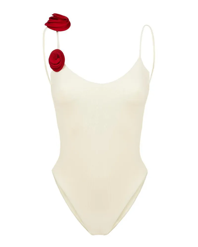 La Reveche Women's Swimsuit Ashar Ivory Polyamide Swimwear Sea Clothing Ivory