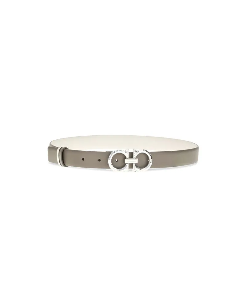 Ferragamo Women's Multicolor Calf Leather Bos Taurus Regular Belt Multicolor