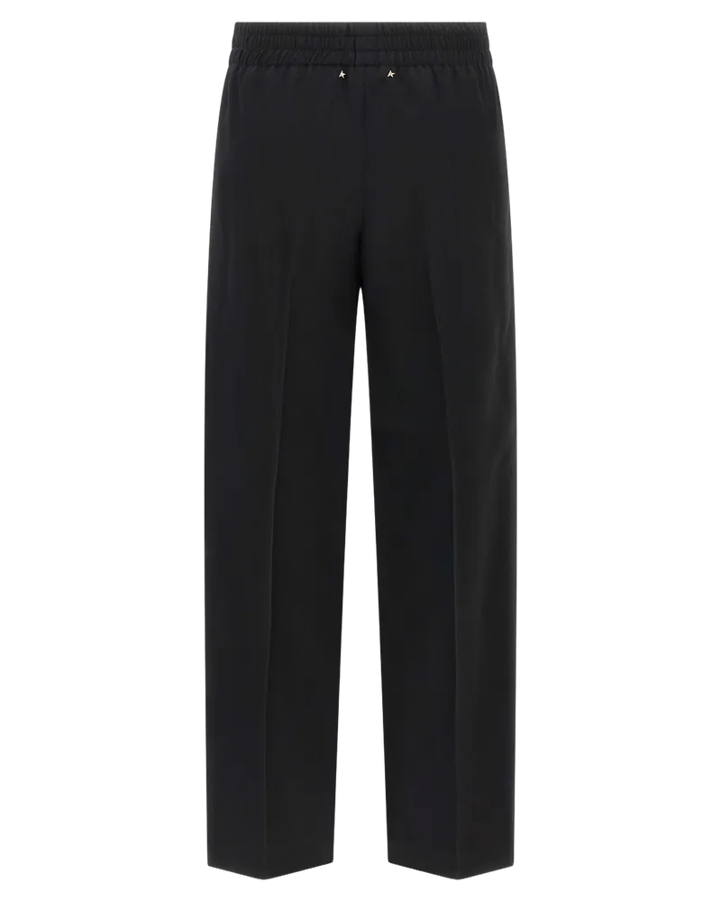 Golden Goose Women's Black Virgin Wool Casual Pants Black