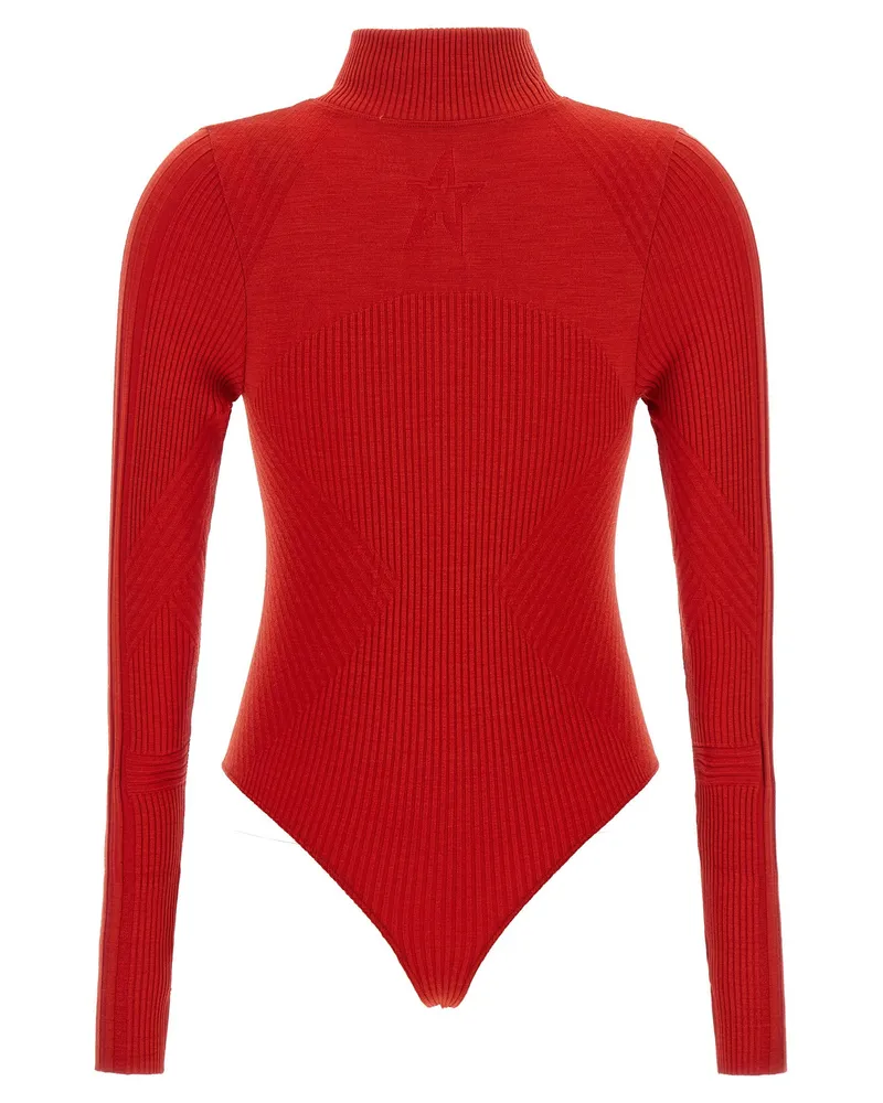 Perfect Moment Stardust Bodysuit — Red Red