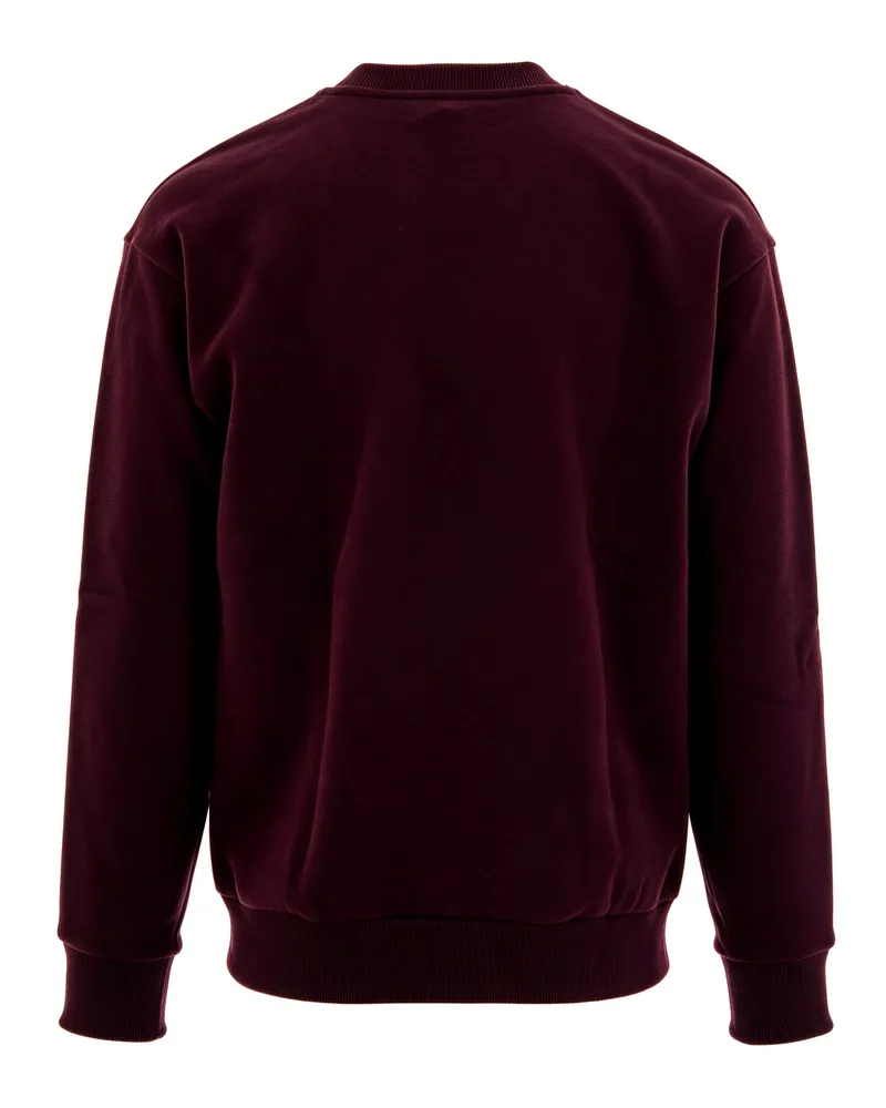 Lacoste Men's Sweatshirt Oxalis Cotton Sweatshirts Sweater Burgundy