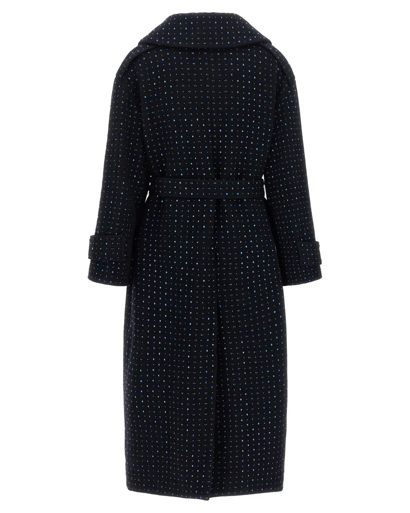 Pinko Peugeot Coat — Black Black