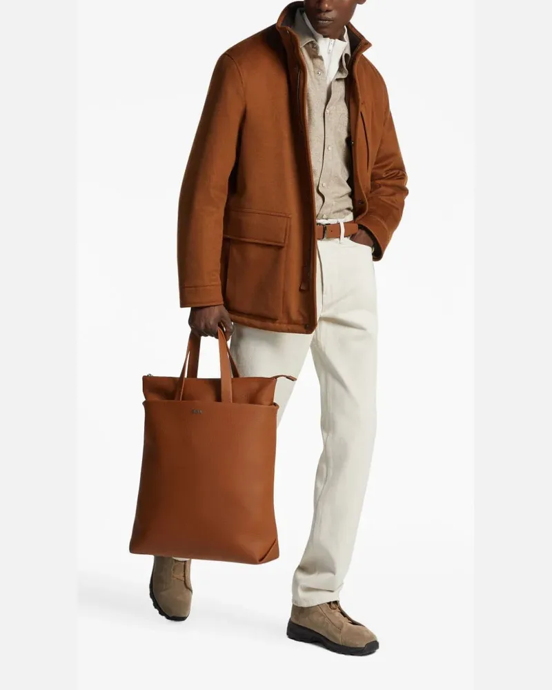 Ermenegildo Zegna Cashmere Jacket — Brown Brown