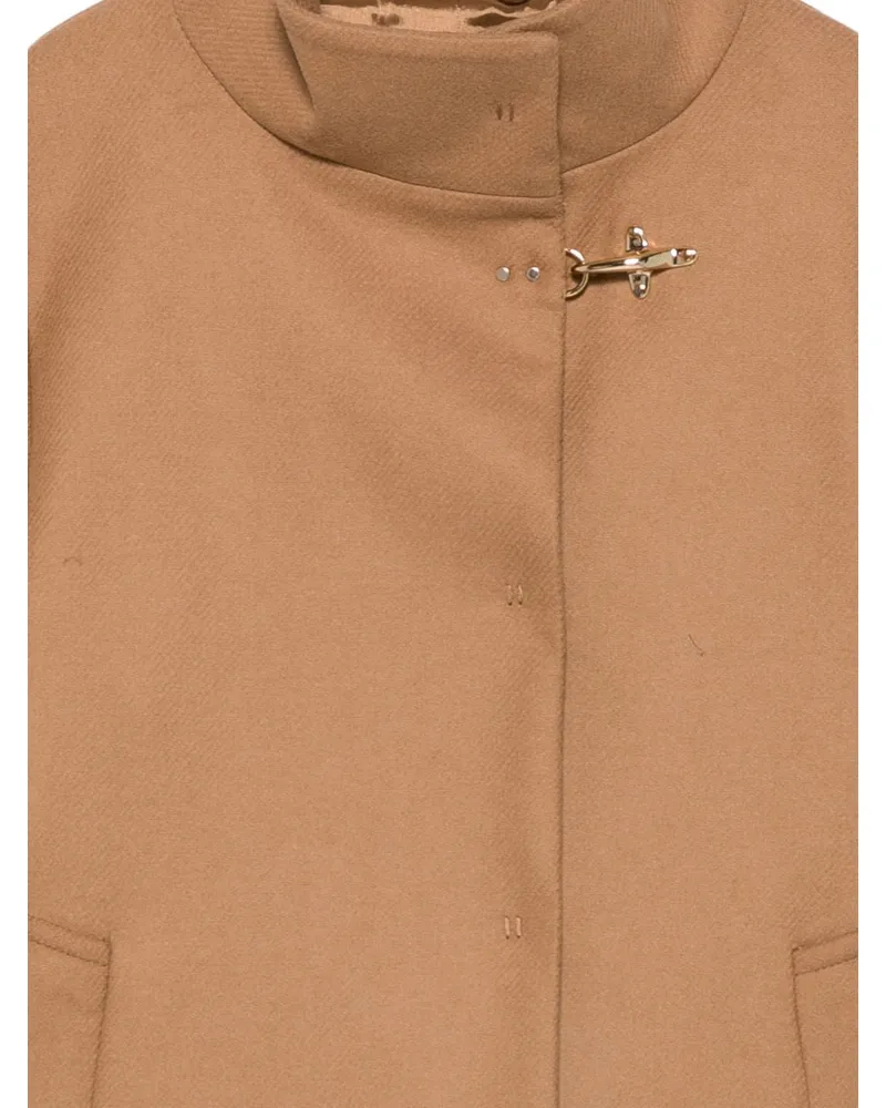 Fay Wool and Cashmere Cape — beige Beige