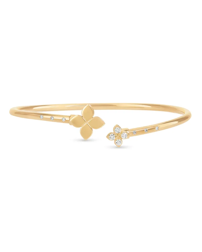 Roberto Coin Women's 18kt Yellow Gold Diamonds Bracelet Ss26 W Gold