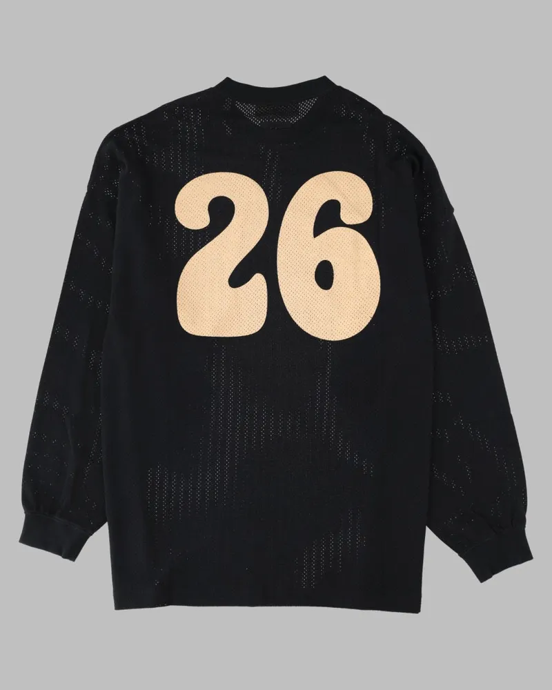Fear of God Logo-Embroidered Cotton T-Shirt — Black Black