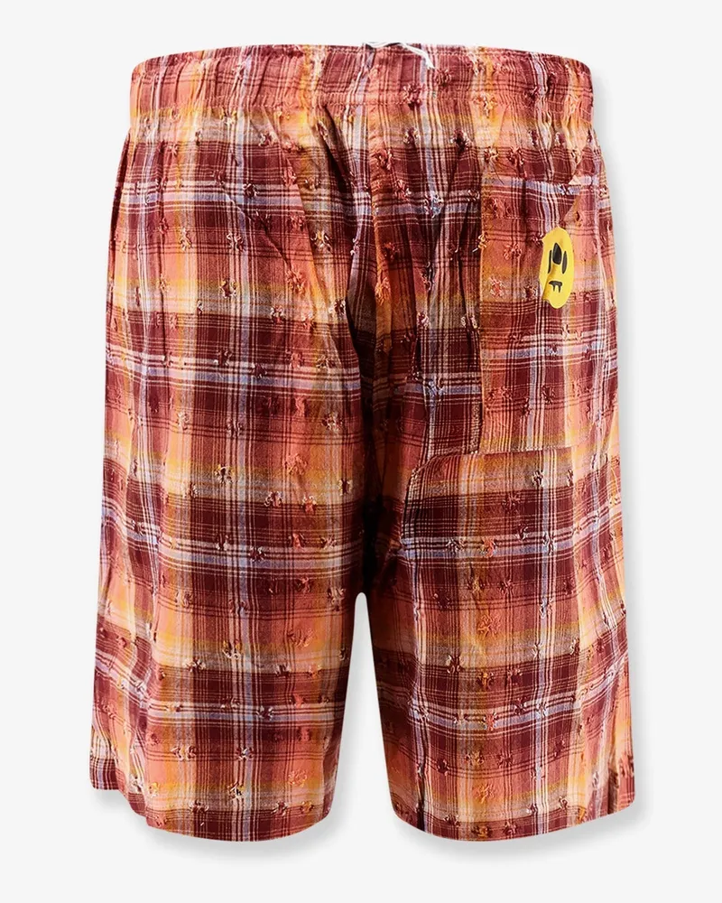 BARROW Men's Bermuda Shorts Viscose-Cotton Multicolour Orange