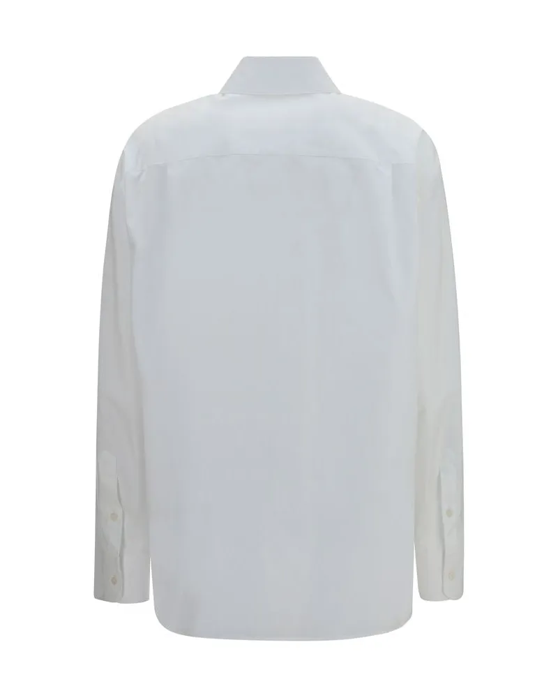 Dolce & Gabbana Women's White Cotton Dress Shirt White