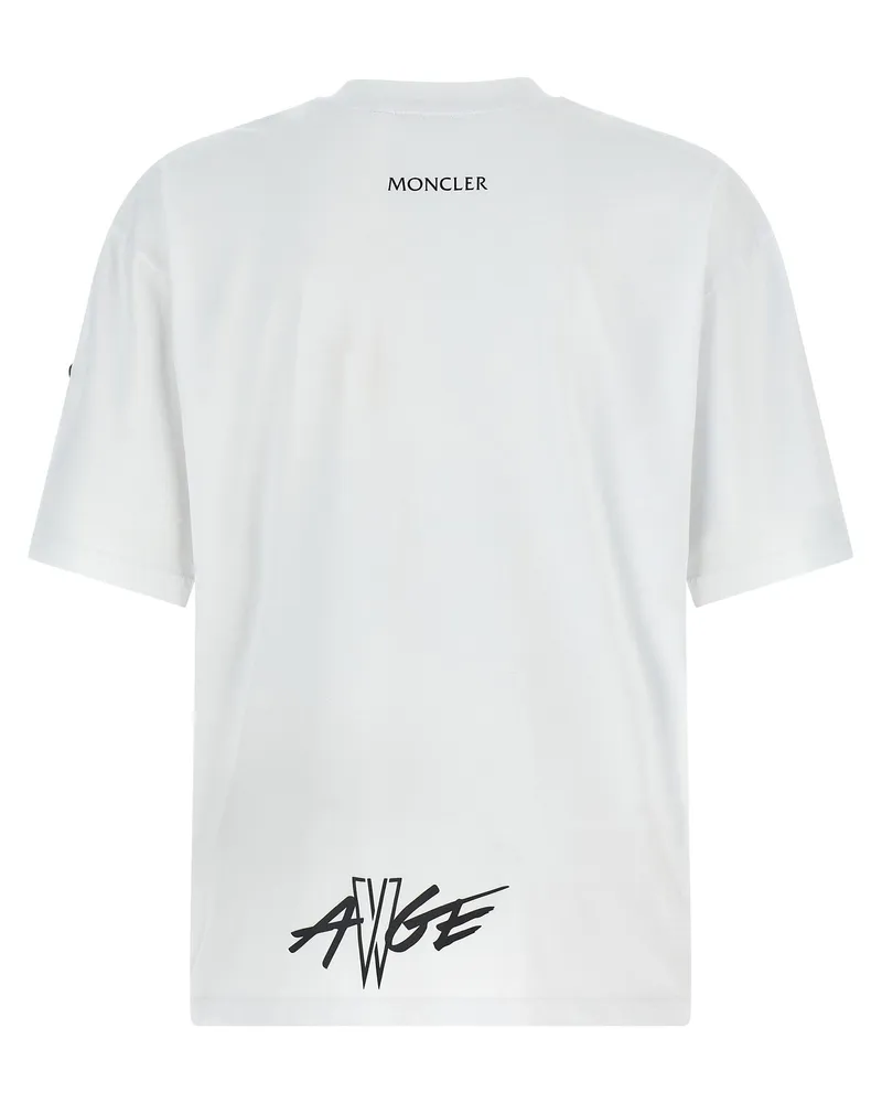 Moncler Quilted Print T-Shirt — Black Black