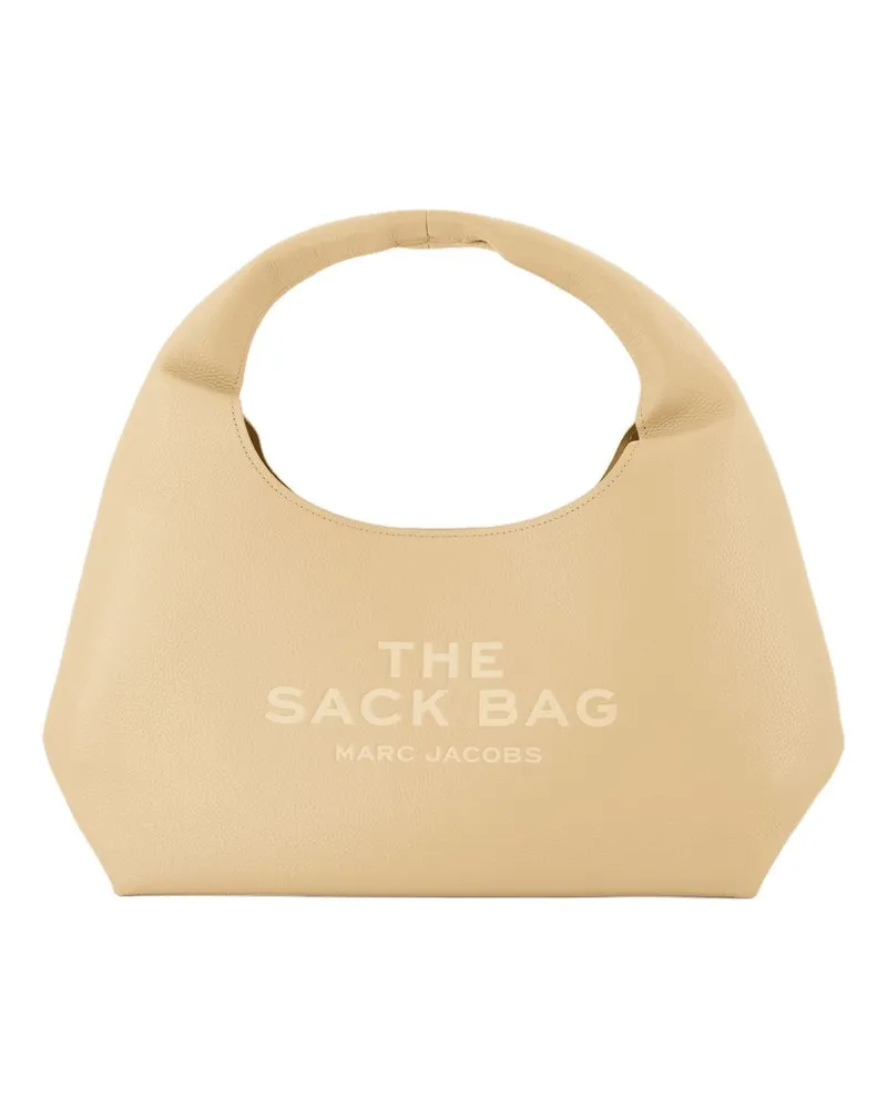 Marc Jacobs Women's The Sack Shoulder Bag -  Leather Beige Brown Cowhide Shoulder-Hobo-Bags Beige