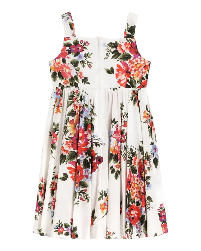 Dolce & Gabbana Flowers Dress — White White