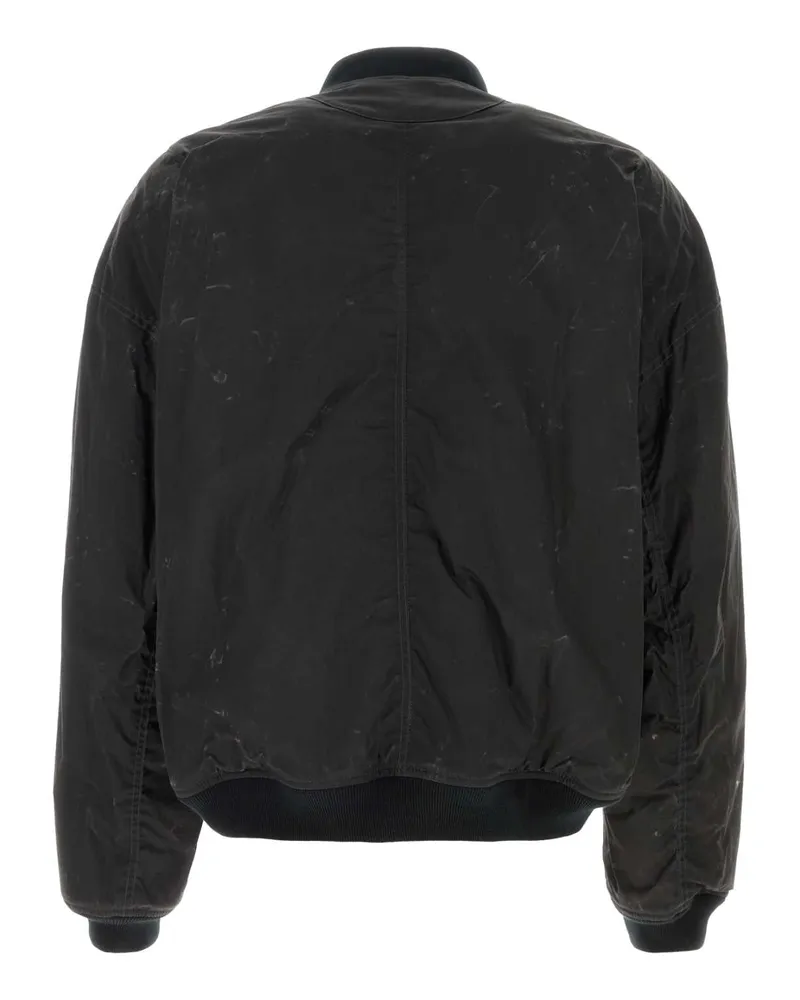 Dsquared2 Distressed Cotton Jacket — Black Black