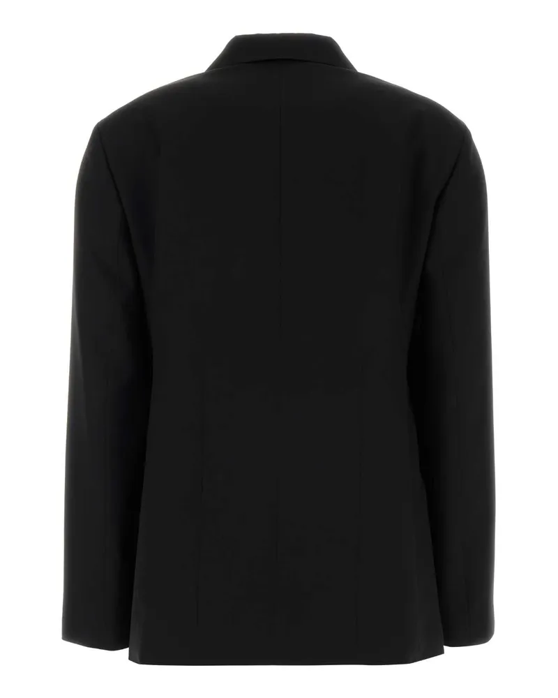 Jil Sander Women's Virgin Wool Blazer Black Blazers Black