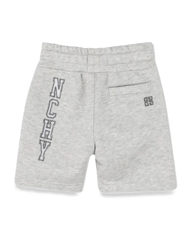 Givenchy Cotton-Blend Shorts — Gray Gray