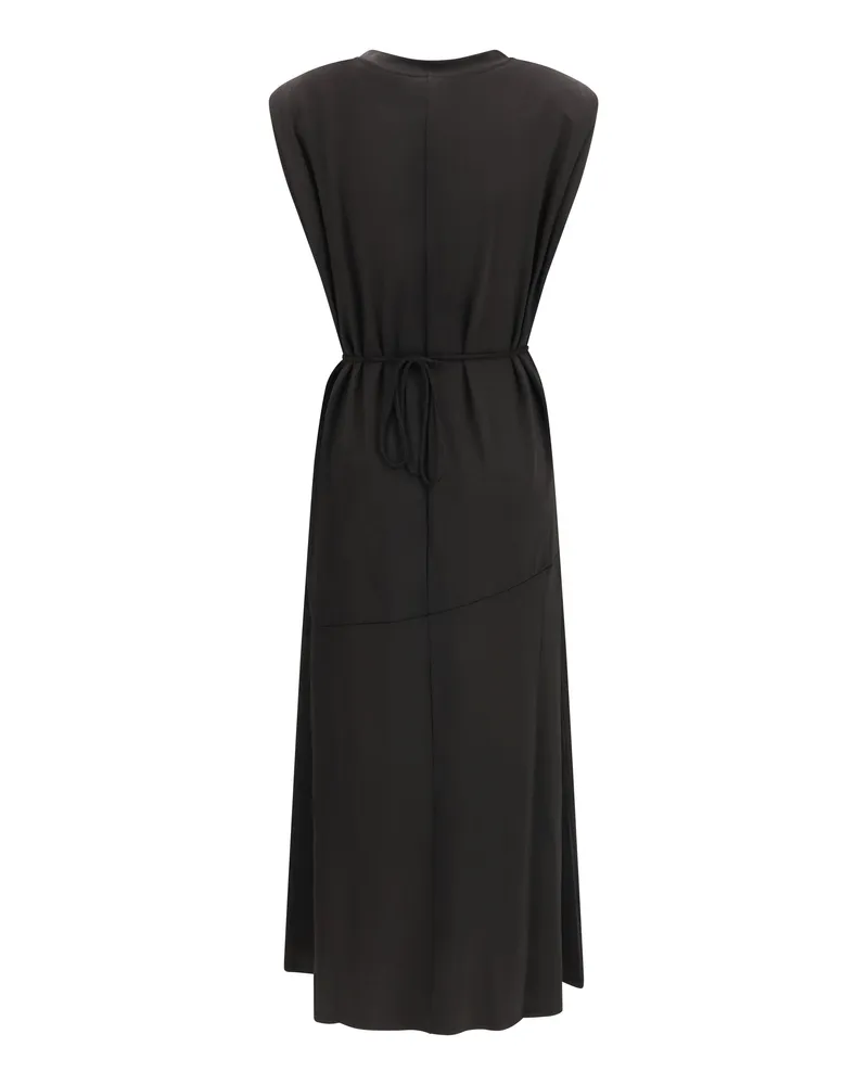 Pinko Women's Alexiana Jersey Dress Nero Limousine Acetate; Nylon; Elastane Black