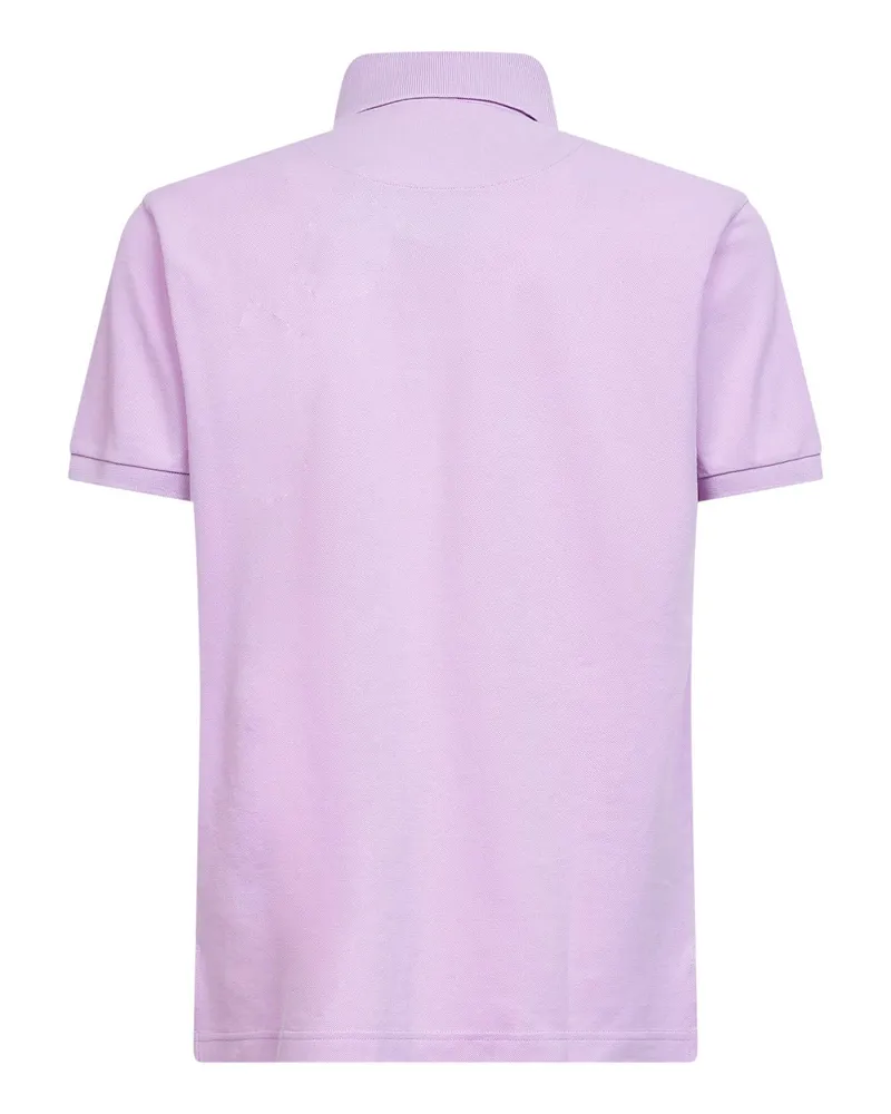 Etro Men's Polo Shirt Lilac Cotton Piqué Purple T-shirts And Polos Purple