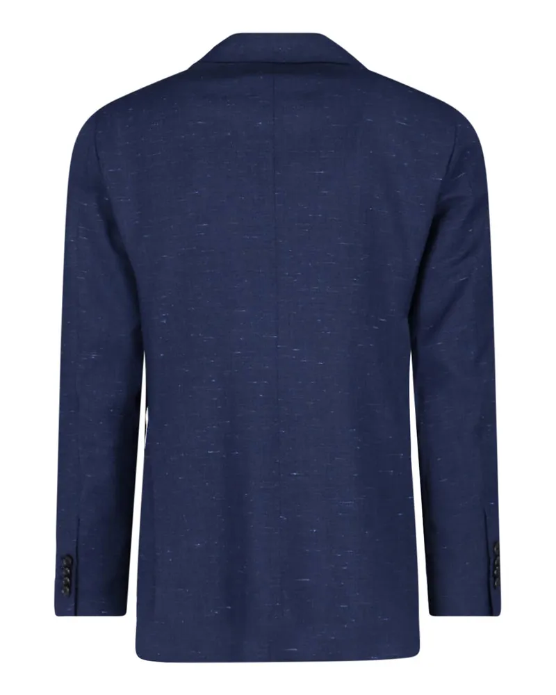 Caruso Men's Jackets Blue Wool Navy