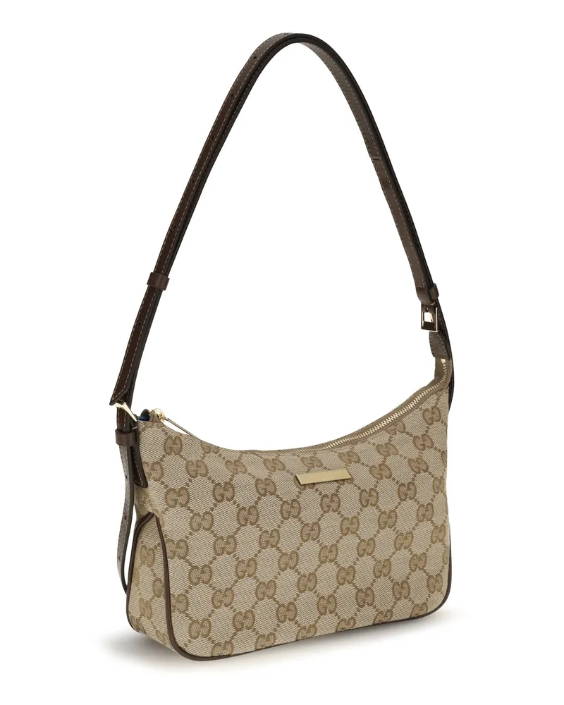 Gucci Lady Lunetta Shoulder Bag — Beige Beige