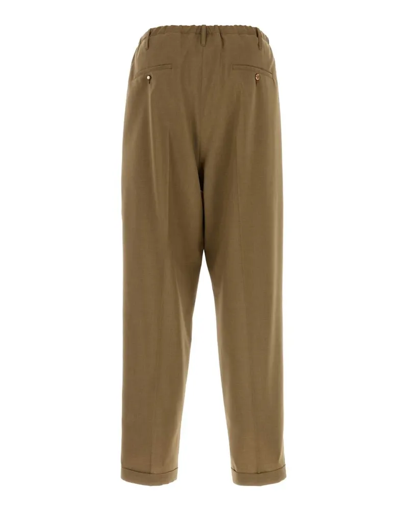 Magliano Men's Cappuccino Twill People S Pant 26_beige Exterior: Polyester Pantaloni Beige