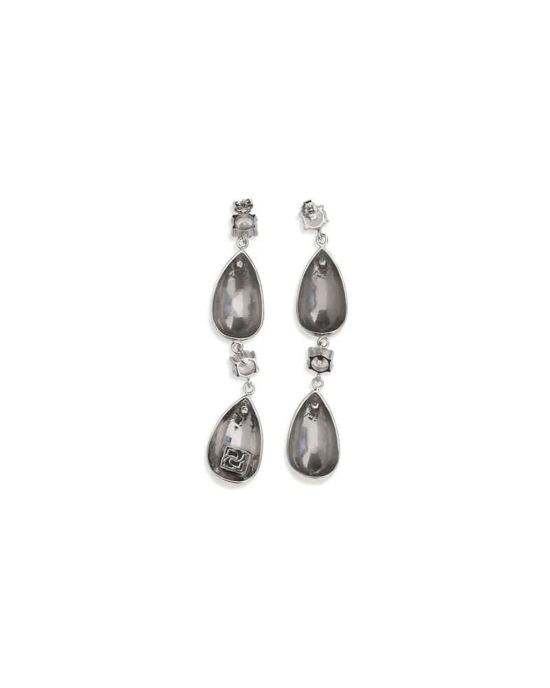 Magda Butrym Women's Silver Brass Earrings Silver