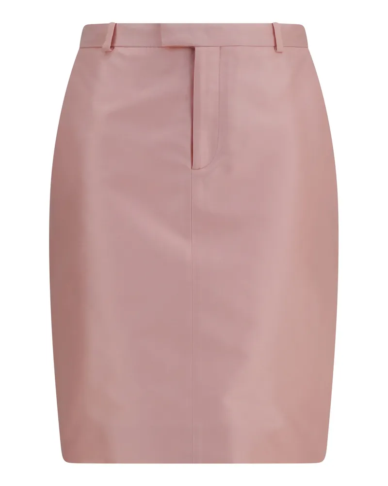 Gucci Silk Faille Skirt — Pink Pink