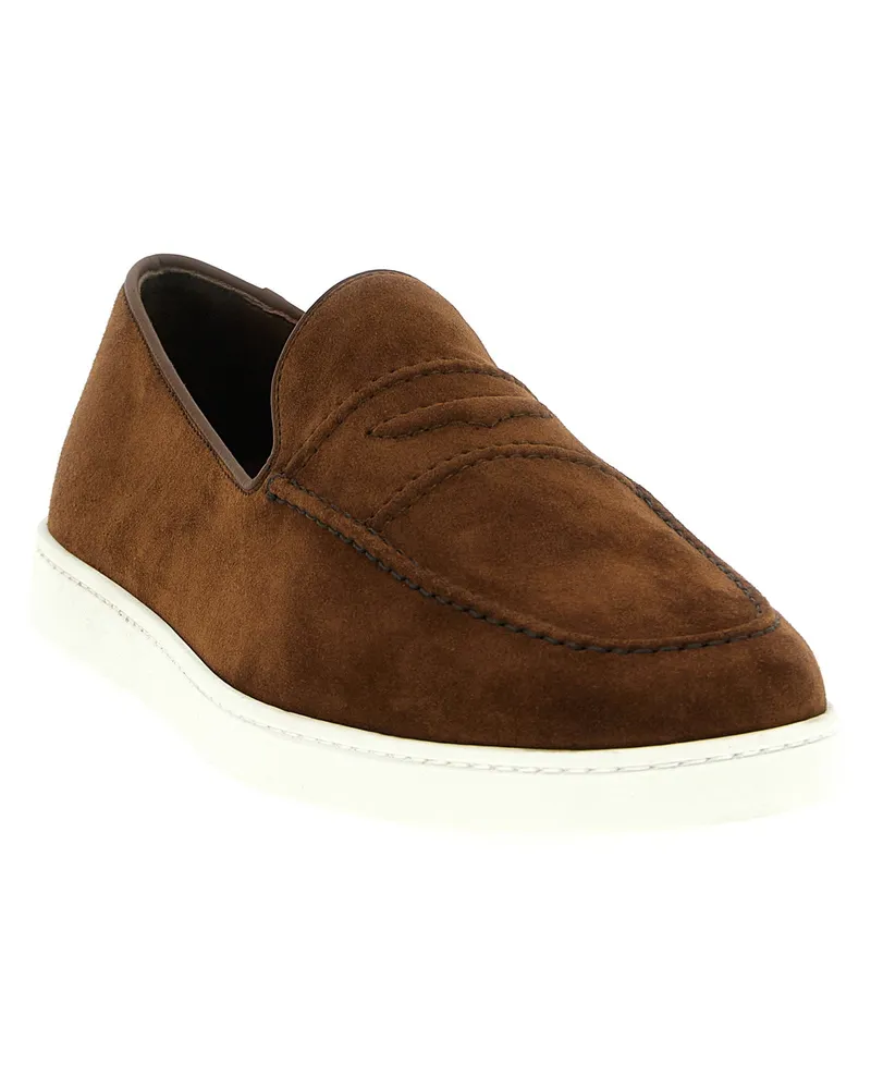 Church's Suede Loafer — Brown Brown