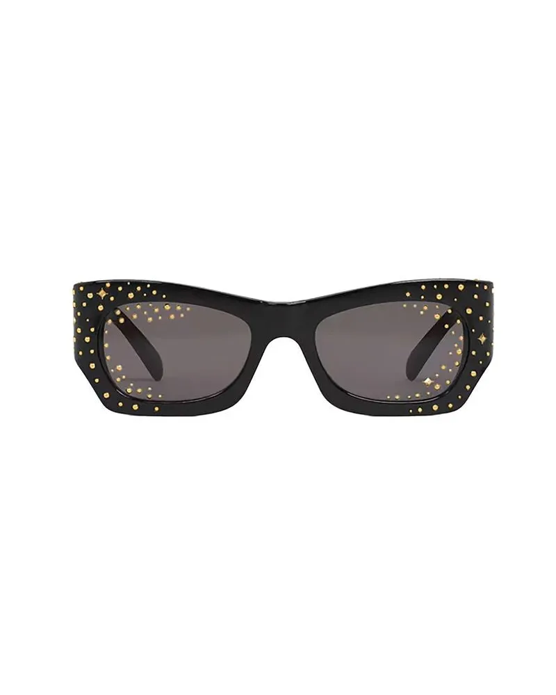 Celine Unisex Sunglasses Black Acetate Black