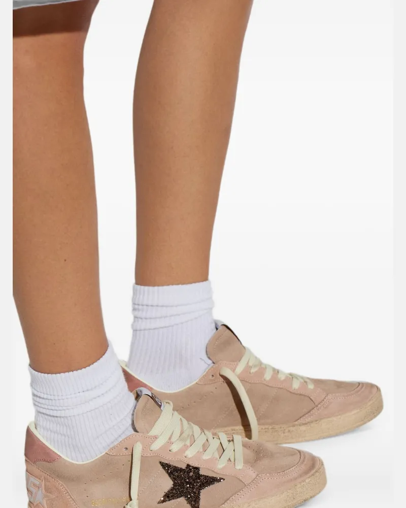 Golden Goose Ball Star Sneakers — Pink Pink