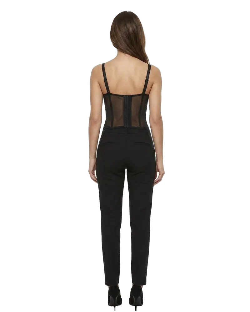 Dolce & Gabbana Women Black Elastane Bodysuit Clothing Black