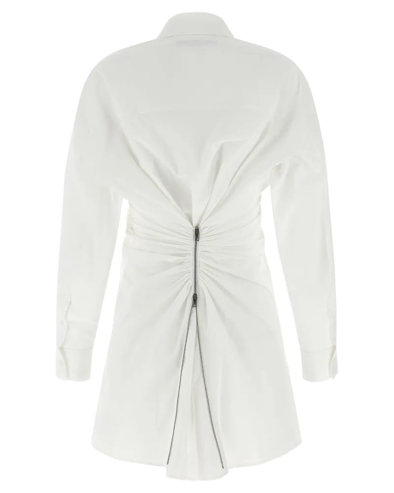 Alexander Wang Women's White Cotton Short Dress White