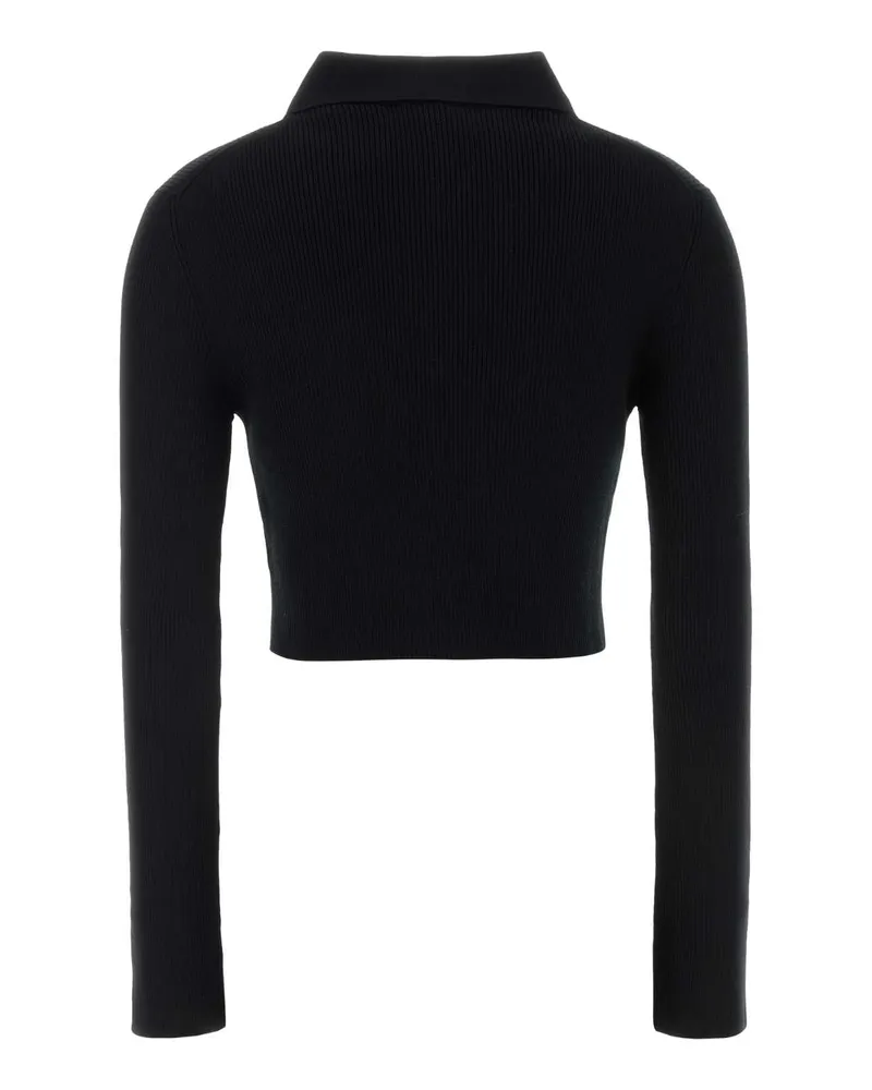 Jil Sander Women's Black Wool Cardigan Lana Vergine Maglieria Black