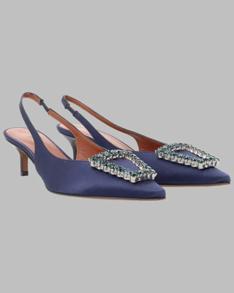 FESTA Milano Futura Slingback Heel — Blue Blue