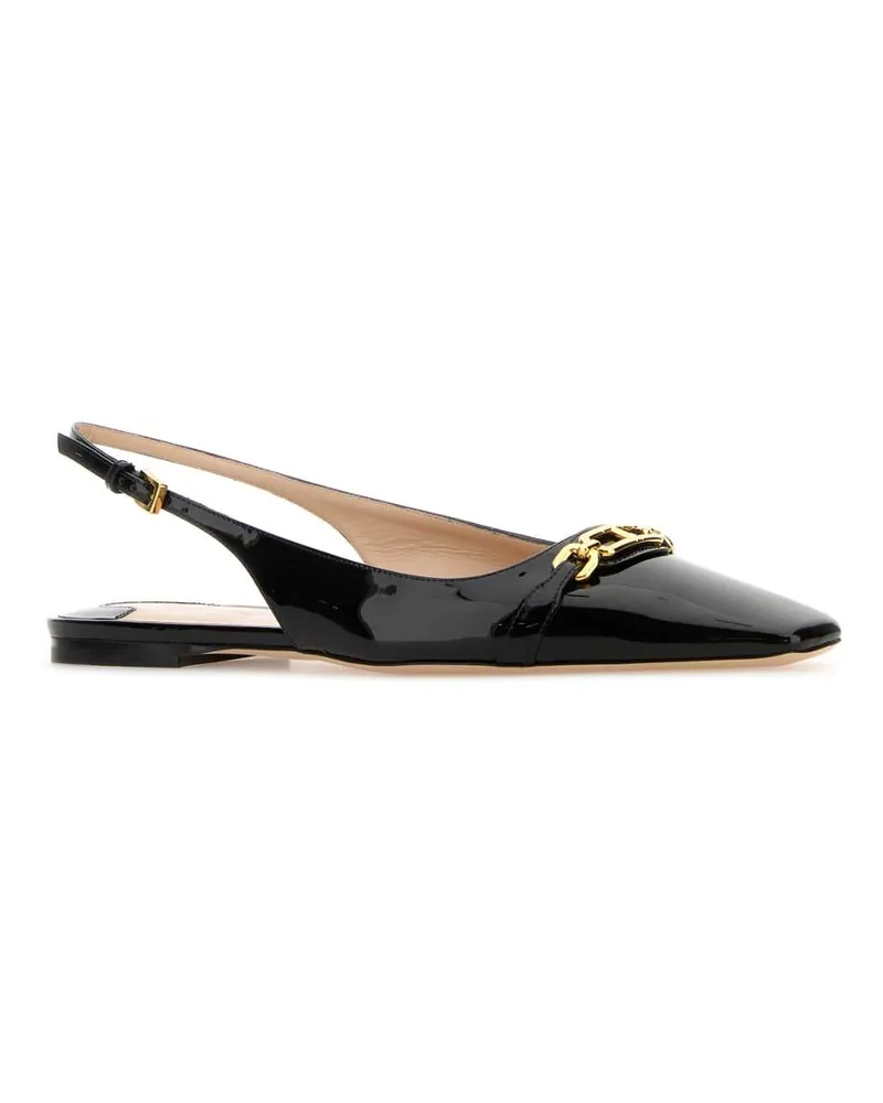 Tom Ford W3556lcl072g 1n001 Black Ballerine Flat Shoes Black